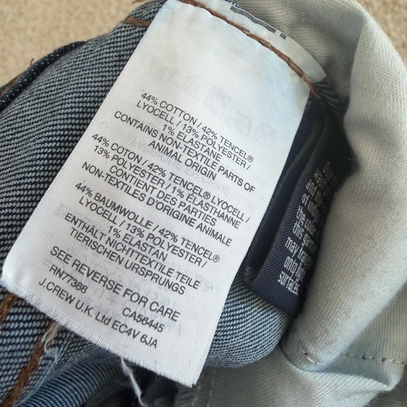 Madewell 10” rise skinny jeans, size 23 dark blue - Picture 9 of 9